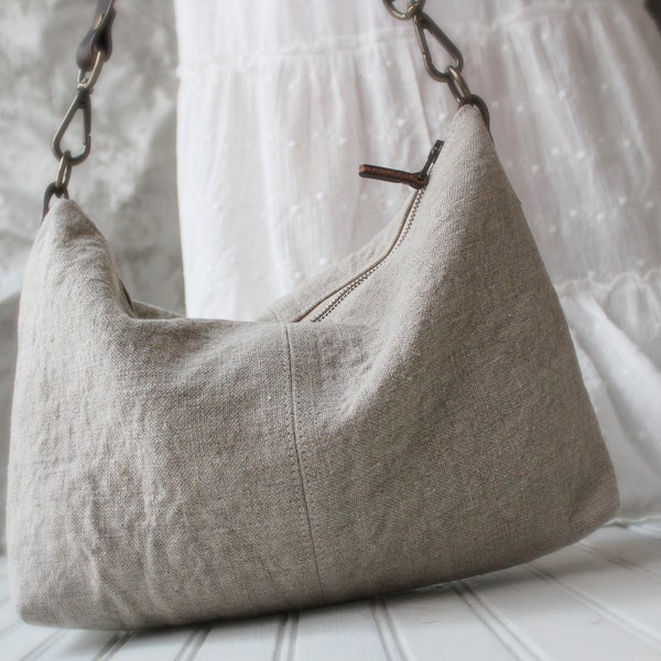 The Humble Belgian linen handbag