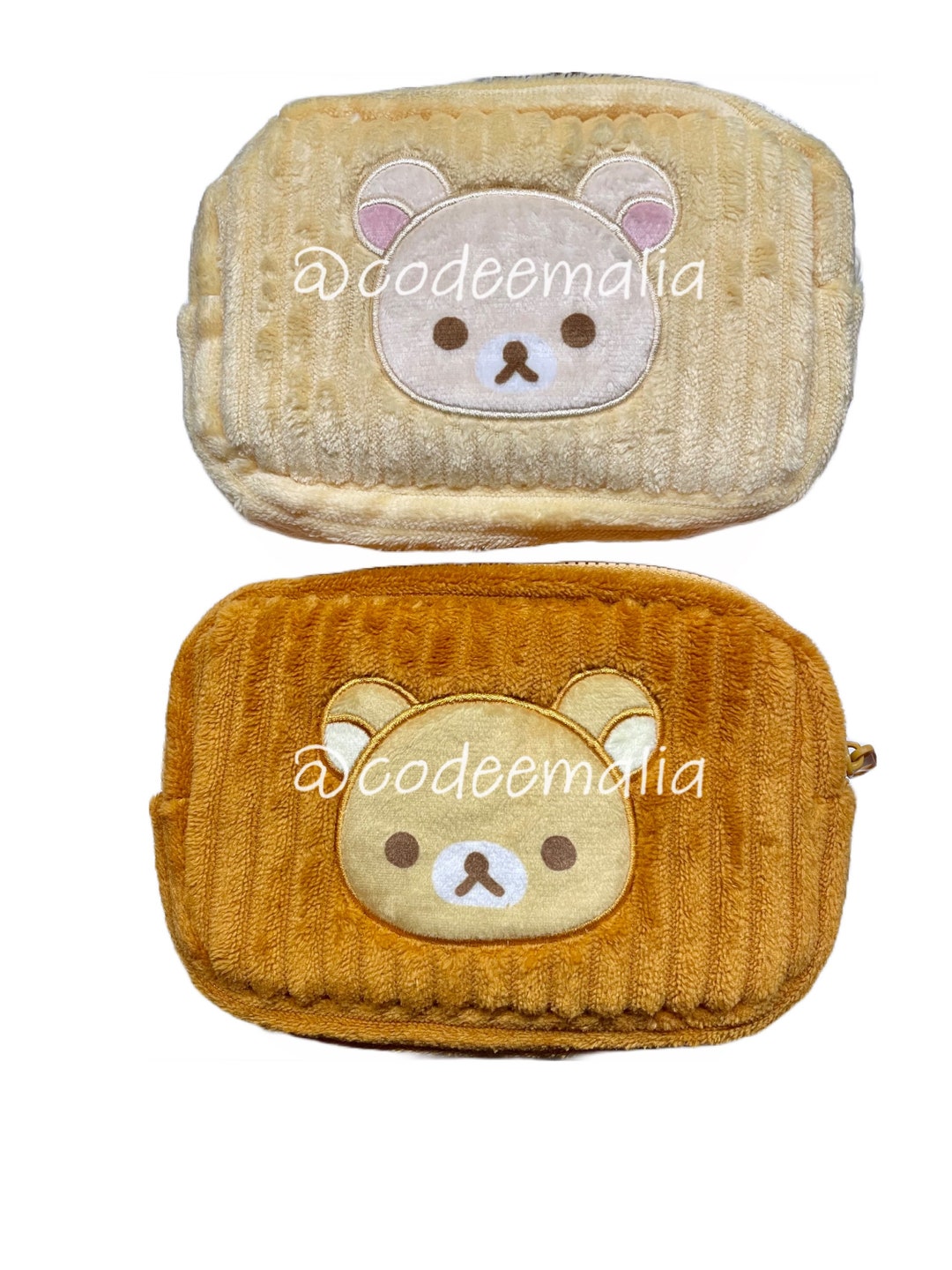 New San-X Rilakkuma Pass Case Plush With Reel Chai Roy Cogma PB48701 From Japan