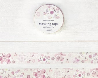 Papier Platz 20mm x 7m 'Sakura Moyo' by 梅萌記 Washi Tape - Japan Exclusive!