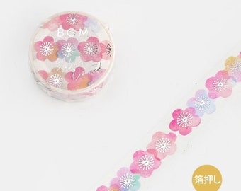 BGM 15mm Sakura Limited 'Sakura Watercolor' [w/ Silver Foil Accents] - Japan Exclusive!