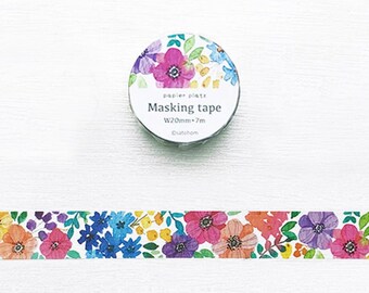 Papier Platz 20mm x 7m 'Flower' by Satohom Washi Tape - Japan Exclusive!