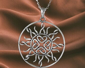 BUY NOW Love Knot Sun Celtic Pendant Necklace