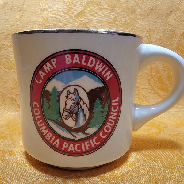 1960's-1970's Camp Baldwin, Columbia Pacific Council, Boy Scout of America Mug