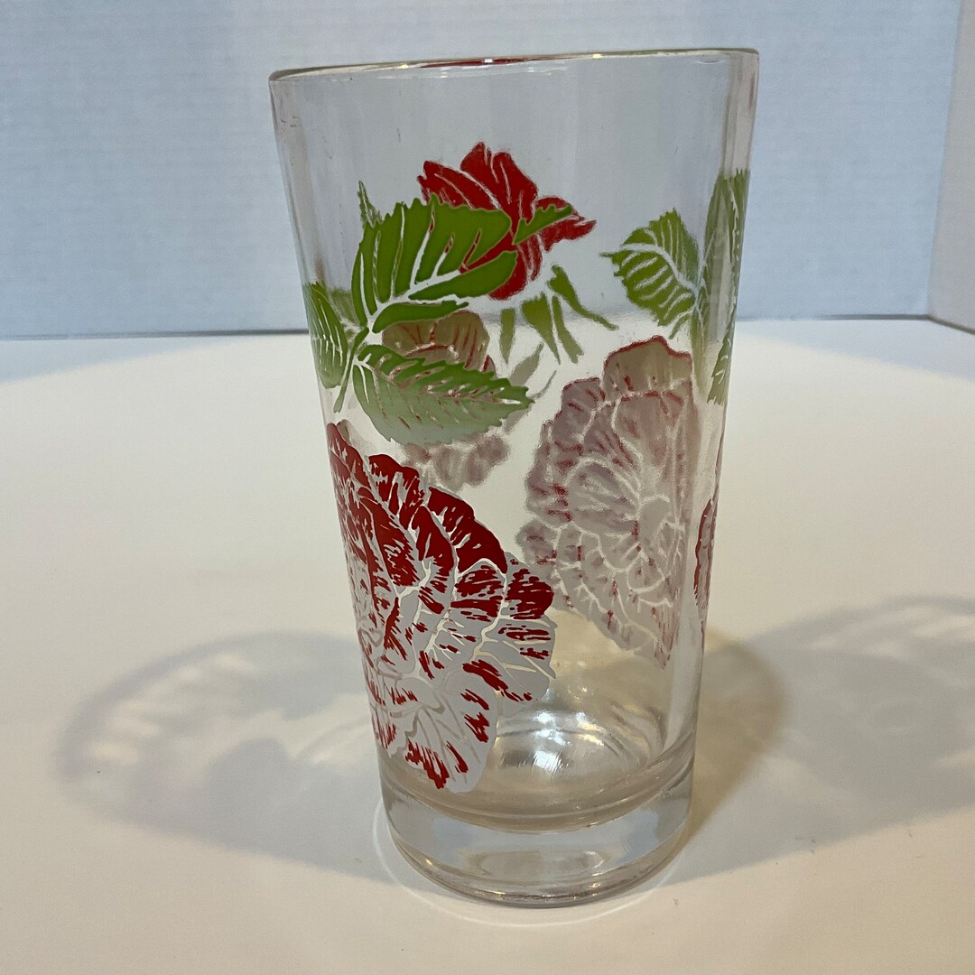 Vintage Boscul Peanut Butter Glass Variegated Rose Name on Etsy