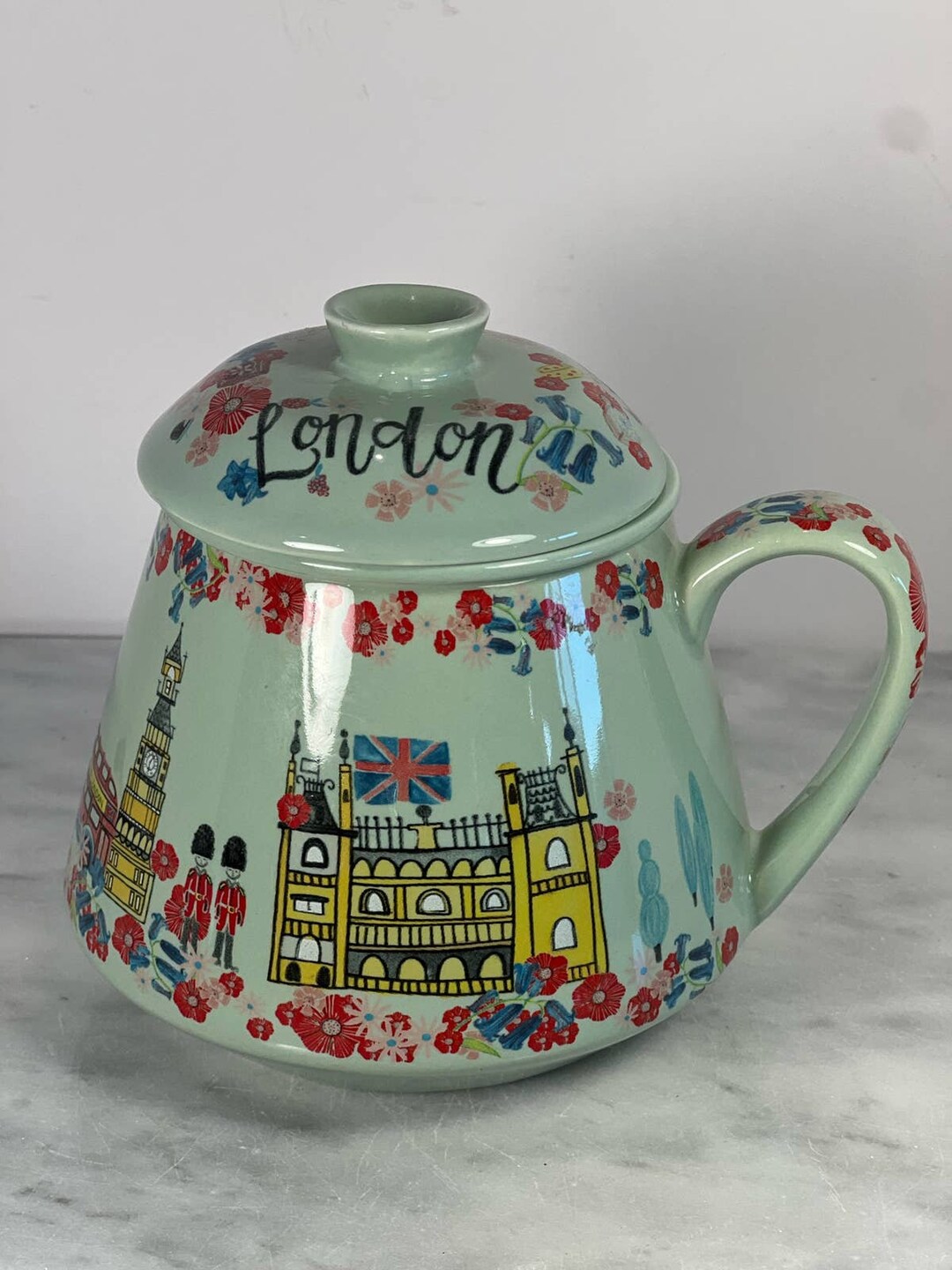 World Traveler Mug With Infuser London Tea Cup Coffee Mug Etsy