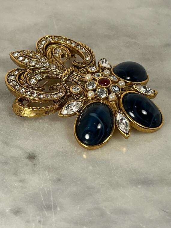 Collier Lilian Avon Avec Fleurs En Émail - Style Ras Du Cou, Ivoire, Neuf Avec Étiquette