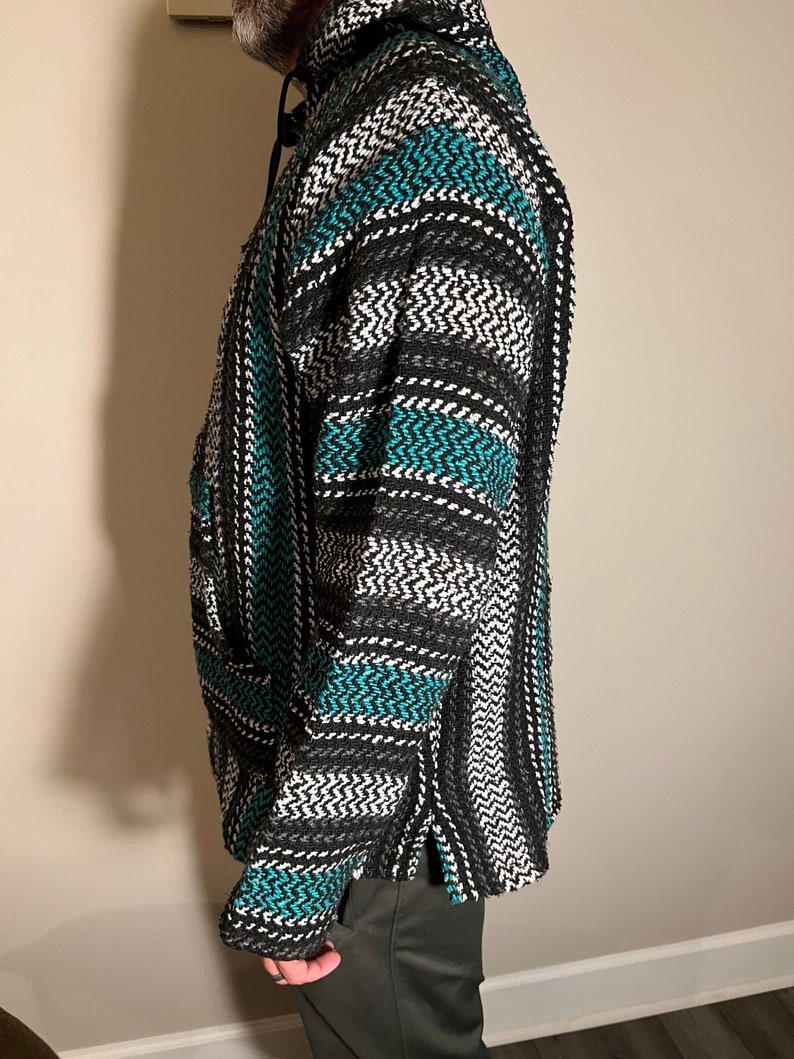 Vintage Baja Joe Woven Hoodie Etsy