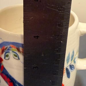 Anthropologie Starla M Halfmann Petal Palette Monogram Letter S Coffee Mug Cup afbeelding 7