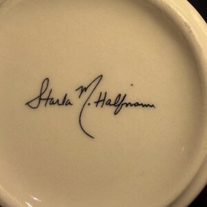 Anthropologie Starla M Halfmann Petal Palette Monogram Letter S Coffee Mug Cup afbeelding 3