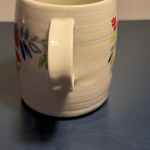 Anthropologie Starla M Halfmann Petal Palette Monogram Letter S Coffee Mug Cup afbeelding 2
