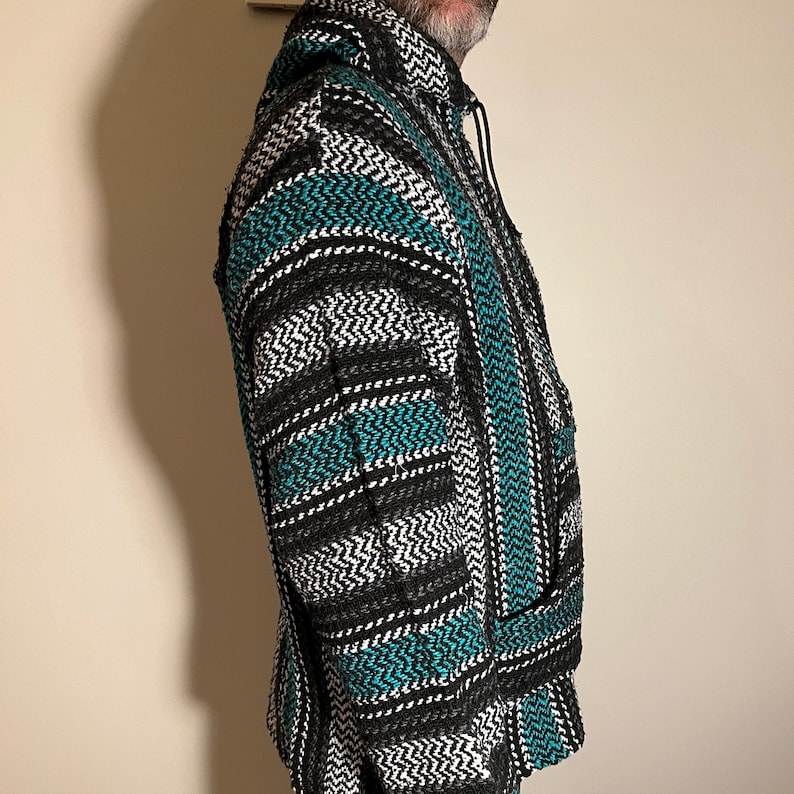 Vintage Baja Joe Woven Hoodie Etsy