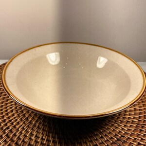 Vintage Alpine Mountain Stoneware Vegetable Serving Bowl