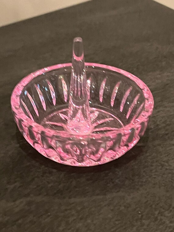 Pink Crystal Ring Holder