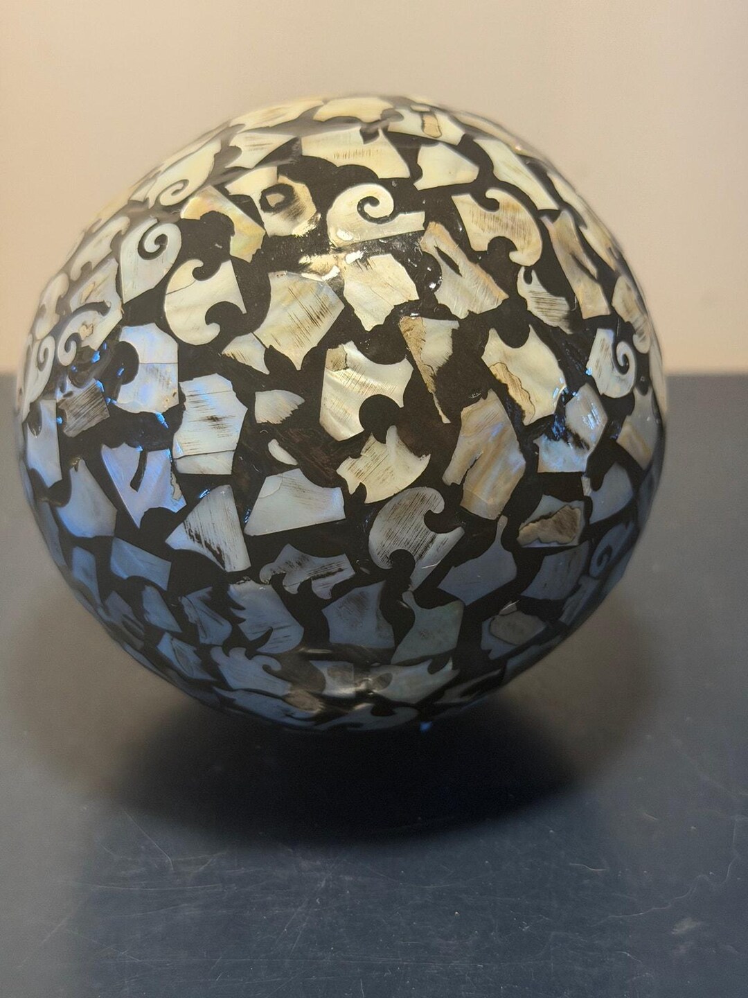 Shell Orb Pier 1 Imports Abalone Shell Sphere Orb Ball - Etsy