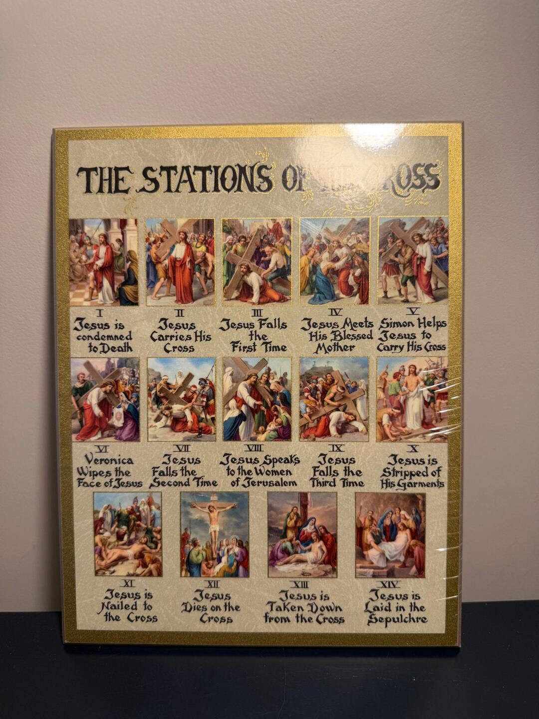 New Sealed THE STATIONS of the CROSS 8x10 Catholic Picture Print From ...