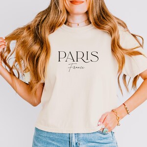 Paris Typography Classic Tshirt Sweatshirt