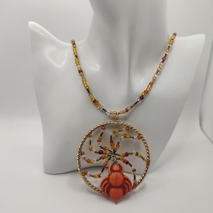 Spider Web Necklace