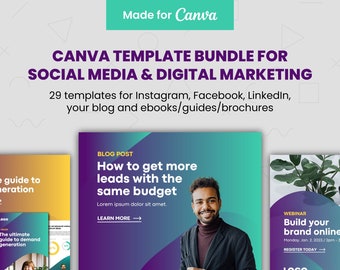 29 Canva Social Media Templates - Boost Your Marketing