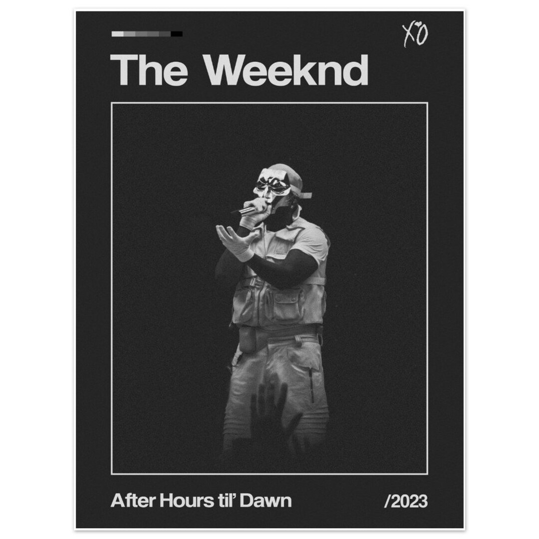 The Weeknd After Hours Til Dawn Poster 001 - Etsy