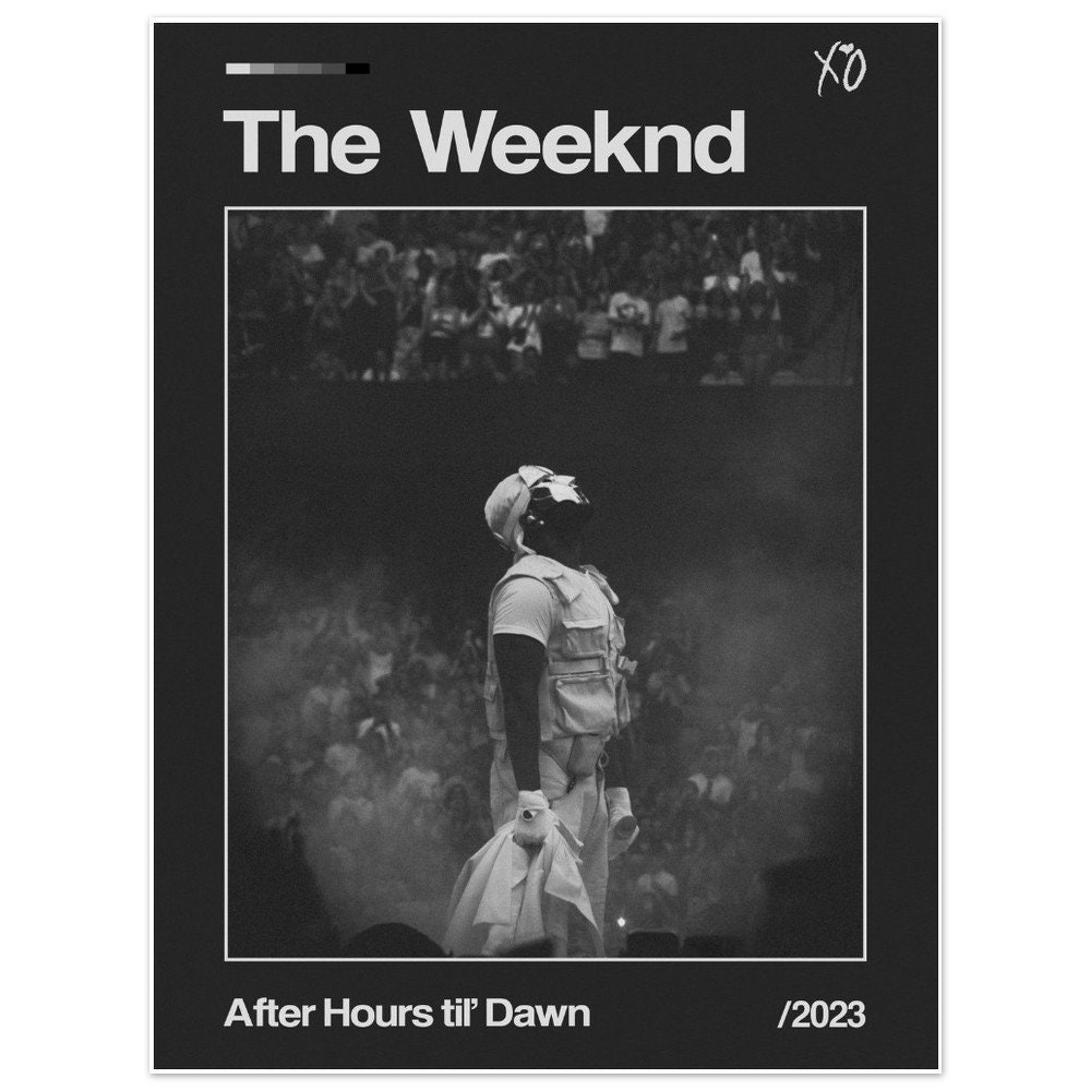 The Weeknd After Hours Custom Album Poster the Weeknd -  Sweden