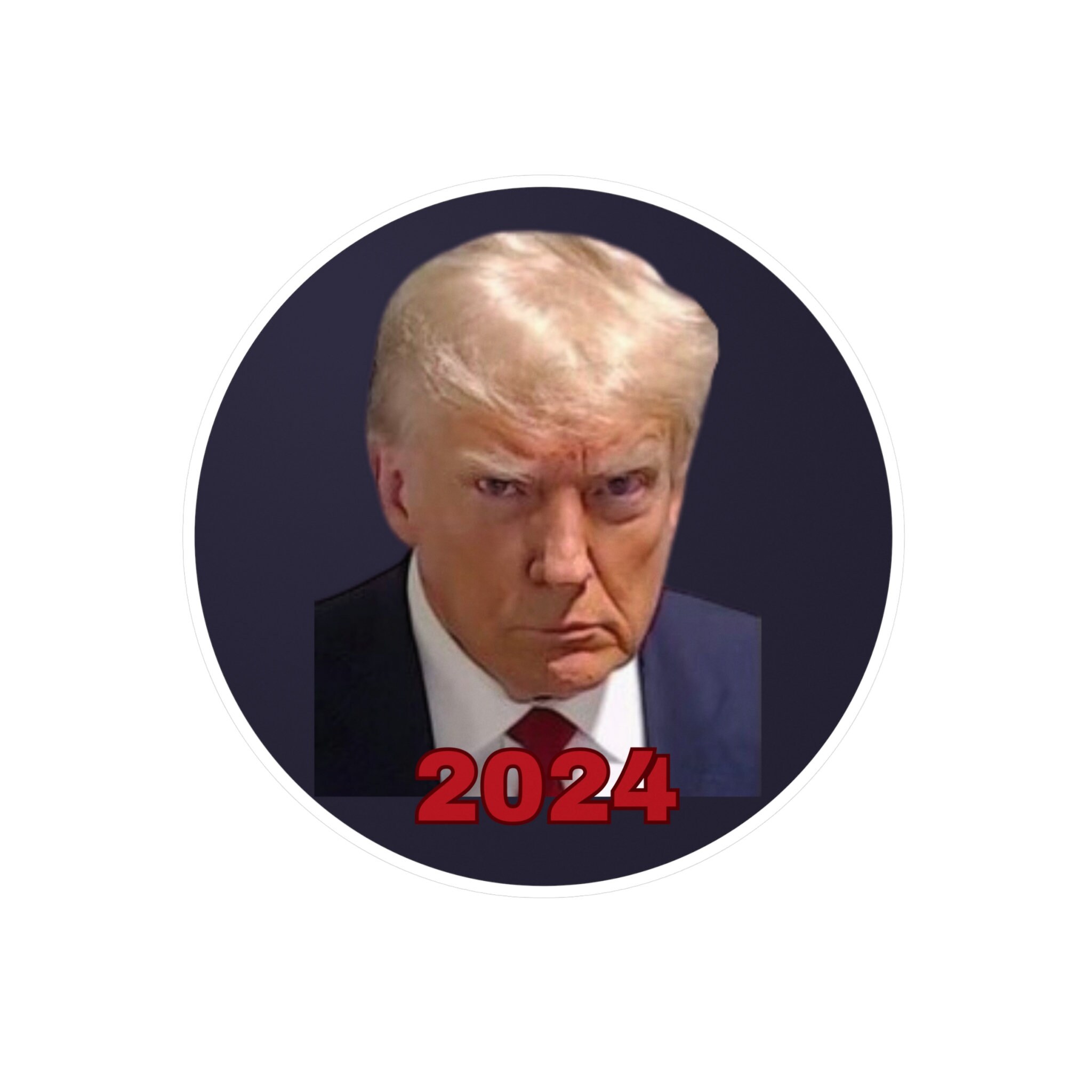 Trump 2024 Sticker Vote MAGA 2024 Vinyl Decal Trump Mug Shot Etsy