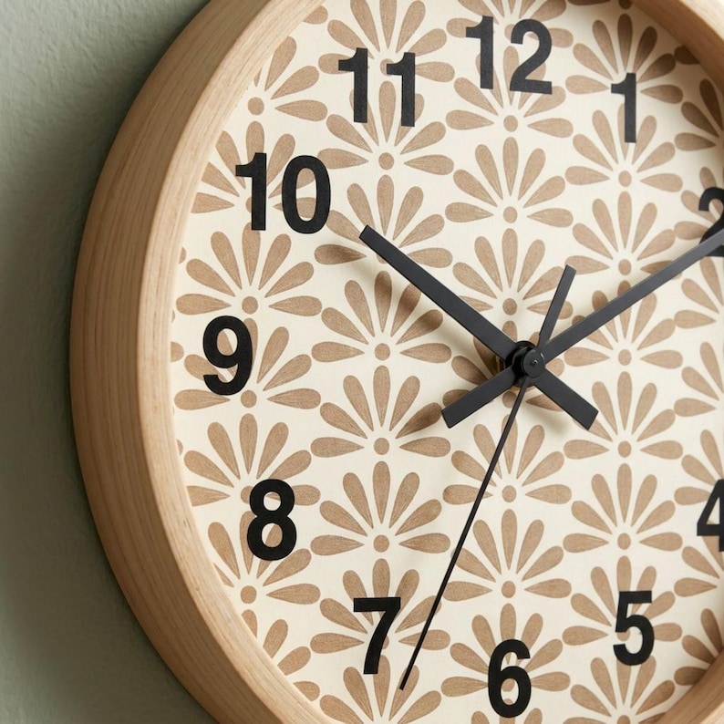 Apartment Clock Small Space Decor Idea Multifunction Home Accent Urban Minimalist Wall Piece for Studio Apartment Move In Decoration