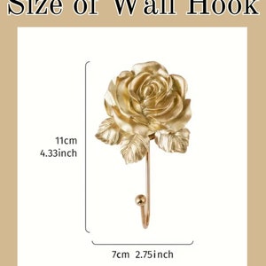 Coquette Rose Wall Hook for Bedroom