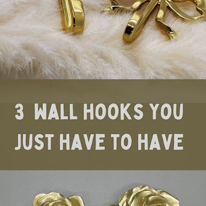 Coquette Rose Wall Hook for Bedroom