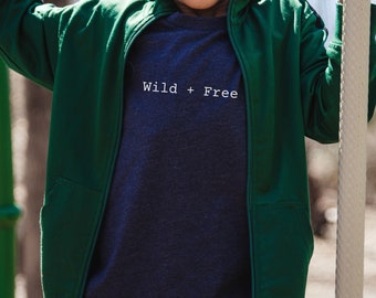 Custom Wild Child Youth Shirt Unisex Child Free Range Wild Free Spirit Tee Shirt Wild Free Youth T Shirt Free Child Tee Wild Child Tee Shirt