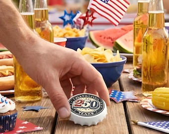 250th Anniversary Celebration USA Party Decor America 250 Retro Tailgate Event Idea Bulk July 4th Party Favor for Guests