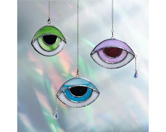 Augen • Glasmalerei Suncatcher