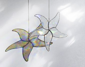 Starfishes • Stained Glass Suncatchers