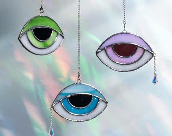 Eyes • Stained Glass Suncatchers