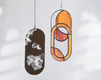 Eclipses • Stained Glass Suncatchers