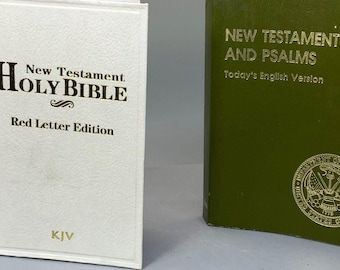 Vintage US Army Pocket Bible Set: New Testament & Psalms