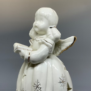 Ceramic Christmas Angel Tea Light Candle Holder