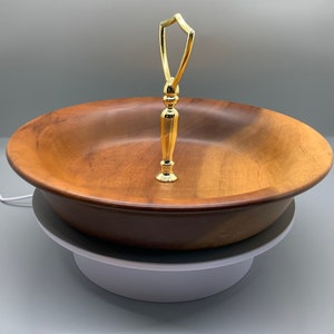 Mid Century Modern, Oregon Myrtlewood Nut, Snack, or Candy Dish, Wooden Bowl