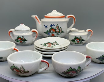 Vintage Grantcrest Child's Toy Tea Set