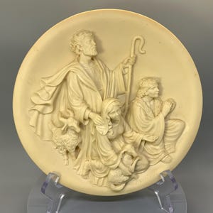 Silent Night Holy Night 3D Decorative Plate, Studio Dante Di Volteradici,