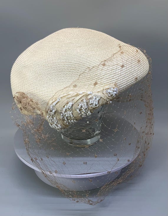 Vintage Elegant Cream Women\'s Hat s-l400.jpg main image 2