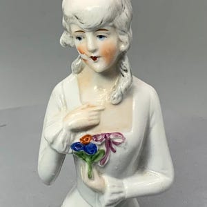 Antique German Porcelain Half Doll