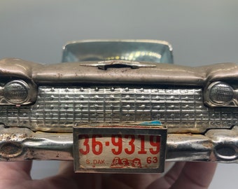1963 Bandia Gold Cadillac Japanese Tin Friction Toy - Etsy