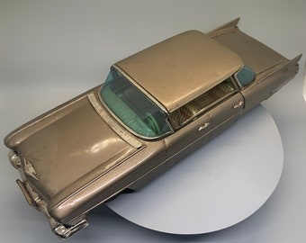 1963 Bandia Gold Cadillac Japanese Tin Friction Toy - Etsy