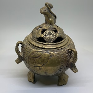 Vintage Chinese Rat Incense Burner