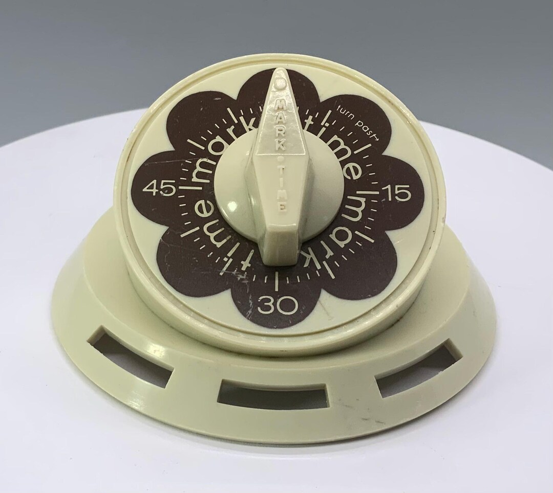 Vintage Mark Time Mechanical Kitchen Timer, Mid Century Modern, 60 ...