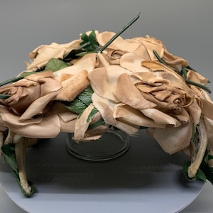 Vintage Garden Floral & Greenery Hat Cap