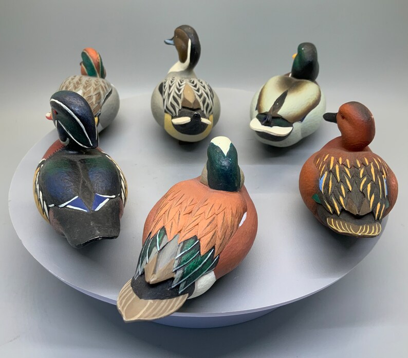 Ducks Unlimited Jett Miniature Duck Decoy Set of Etsy
