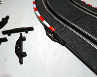 40 Stück Schienenbefestigungen für Carrera Go!!! / Digital 143. Ersatz für Standard- Schienenverbinder zur permanenten Befestigung.