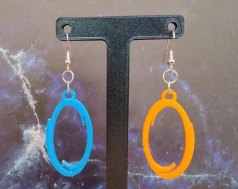 Pendientes de portal impresos en 3D