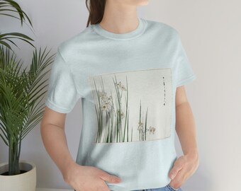 Camisa de arte japonés, Watanabe Seitei, unisex, 100% algodón, tela suave, hecha en los Estados Unidos